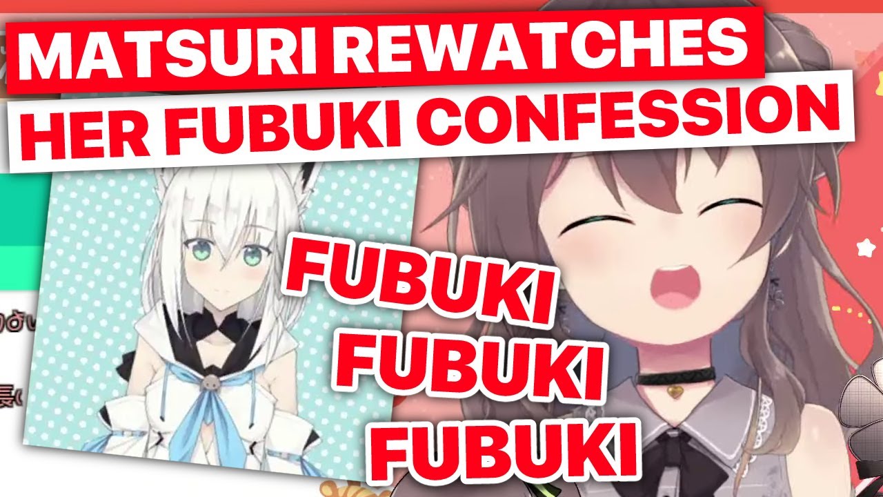 Matsuri Rewatches Her Fubuki Confession Video From 2018 (Natsuiro Matsuri / Hololive) [Eng Subs]