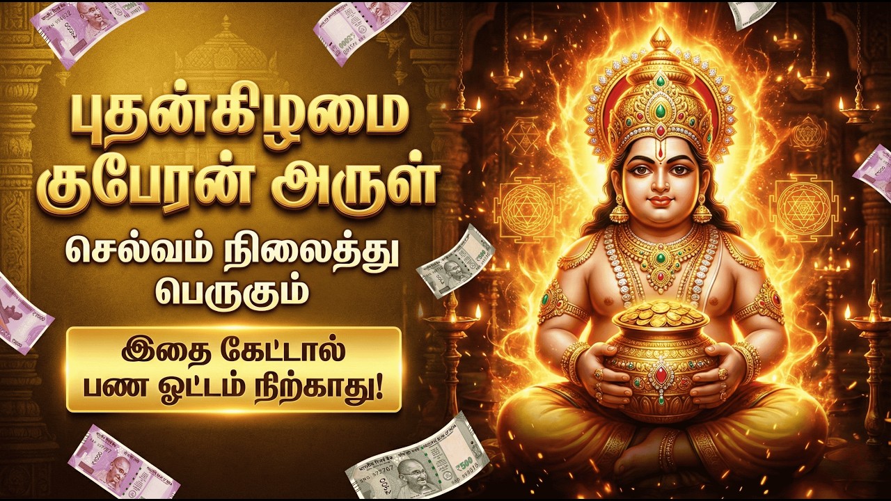 🔴 LIVE | குபேரன் அருள் புதன் நாள் | செல்வம் நிலைத்து பெருகும் | Wednesday Kubera Wealth Chant
