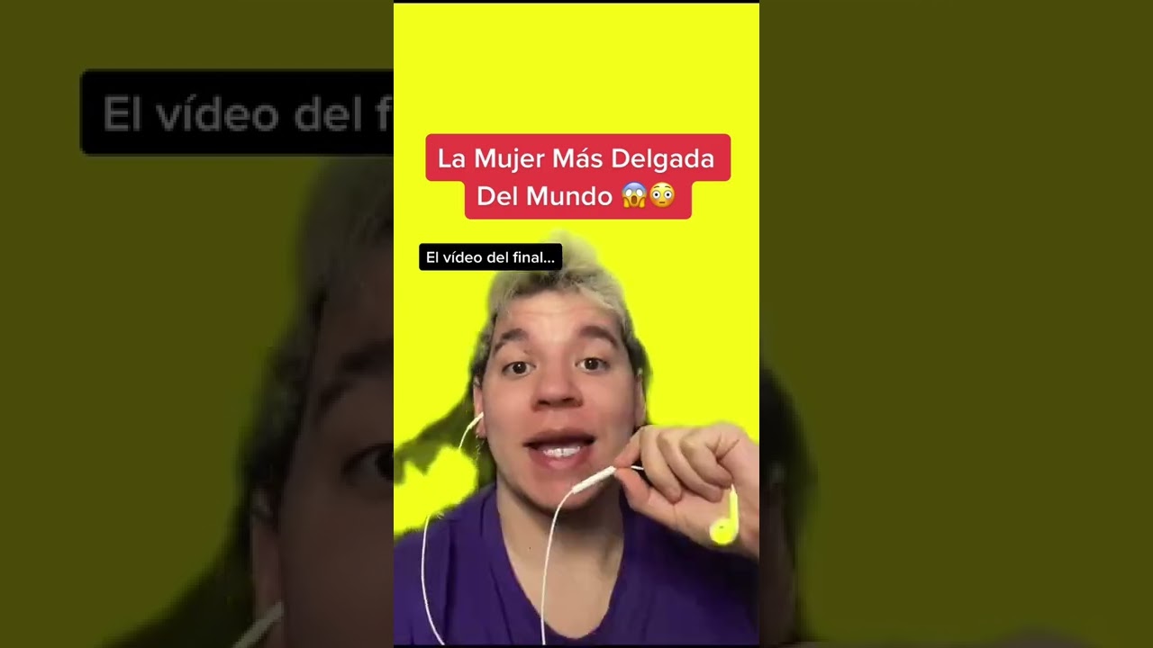 La Mujer M&aacute;s Delgada Del Mundo 😱😳 #shorts #youtubeshorts #curiosidades