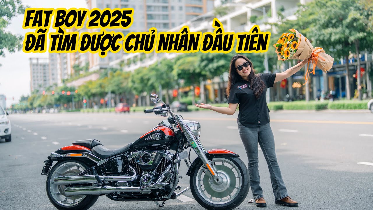 FAT BOY 2025 TẠI VIỆT NAM ĐÃ TÌM ĐƯỢC CHỦ NHÂN ĐẦU TIÊN |Xe bánh béo huyền thoại của Harley-Davidson