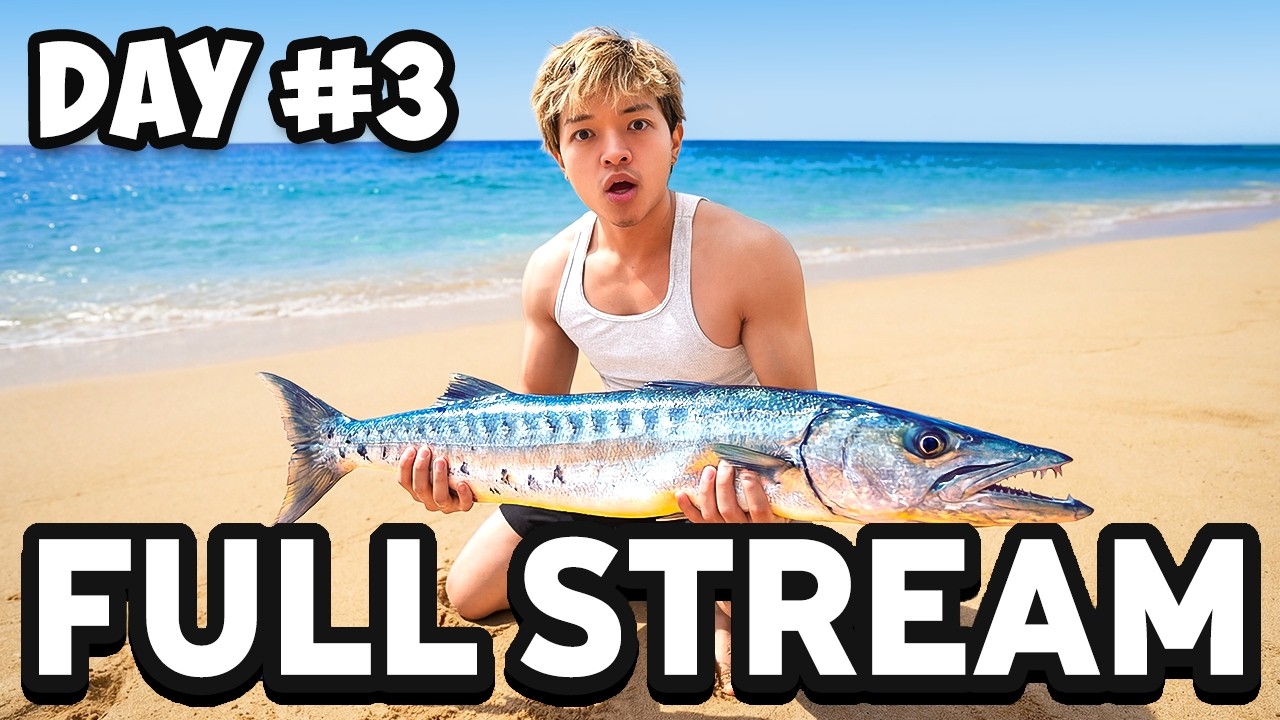 Surviving 7 Days Stranded On An Island FULL Stream! (Day 3 - Part 1)