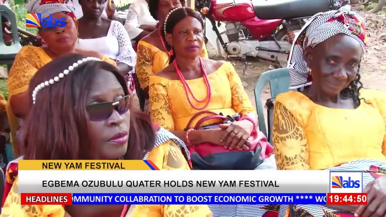 Insider News:  Egbema Ozubulu Quarter Holds New Yam Festival