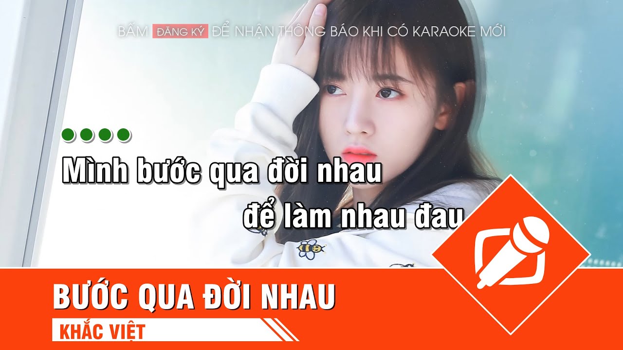 Bước Qua Đời Nhau Remix - Karaoke (EDM Version)