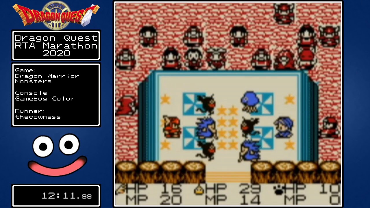 Dragon Quest RTA Marathon 2020 - Dragon Warrior Monsters by Thecowness