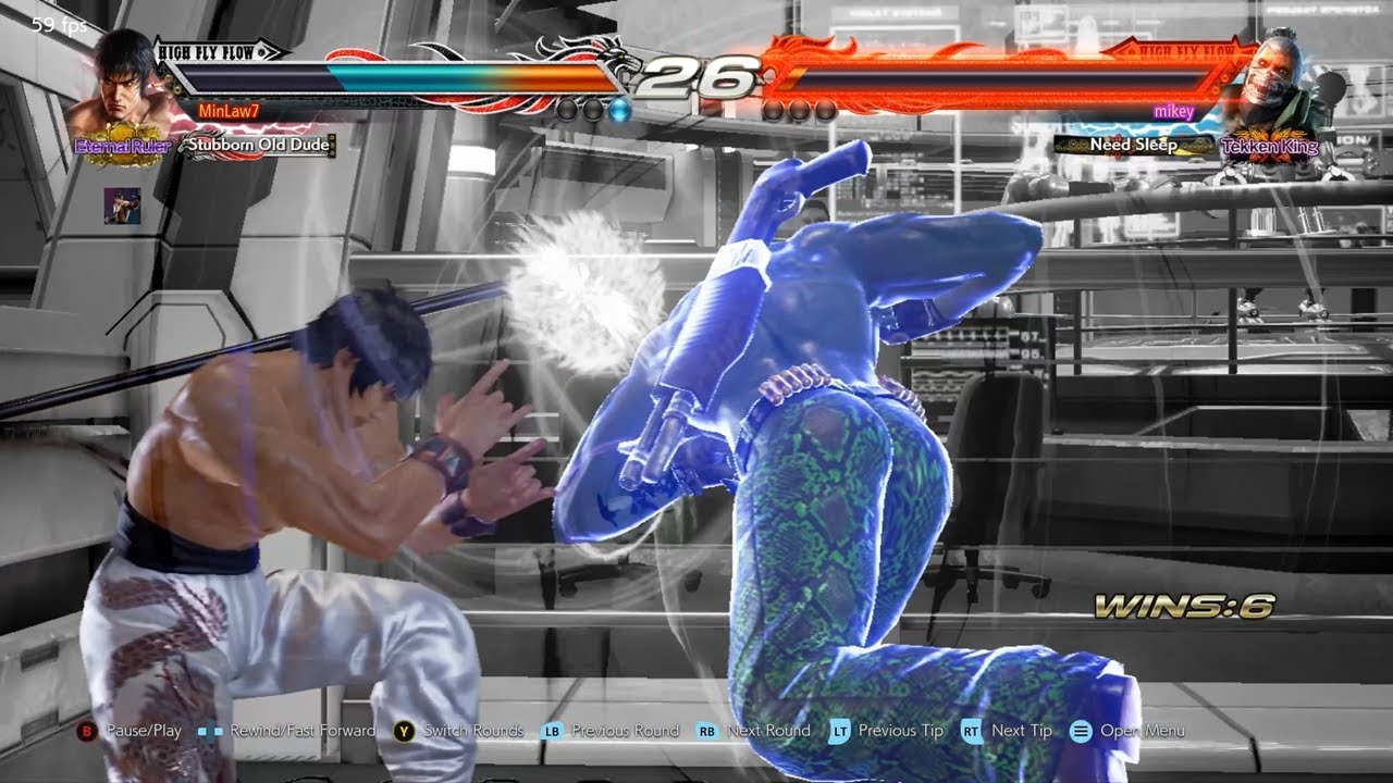 Intense Rank match LAW(MinLaw) vs BRYAN, HWOARANG | Tekken 7 gameplay