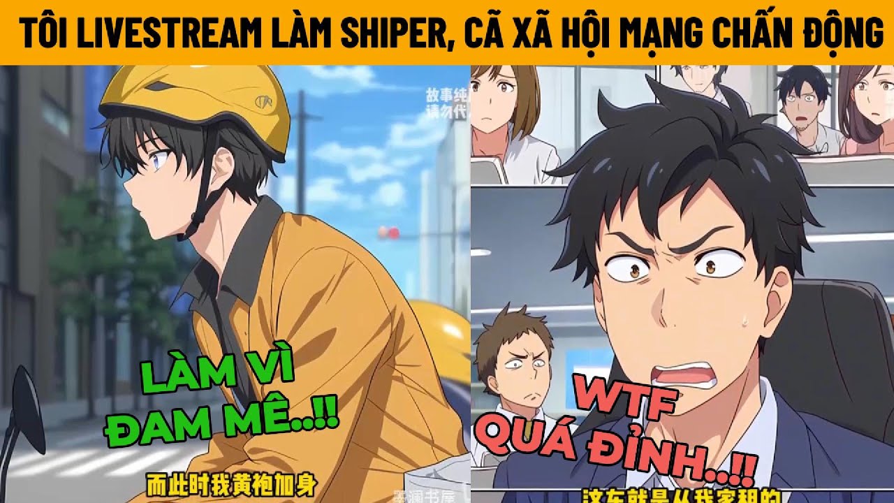 Thanh NIên Đi Làm Vì Đam Mê, Livestream Đi Giao Hàng Làm Cả Mạng Xã Hội  Chấn Động