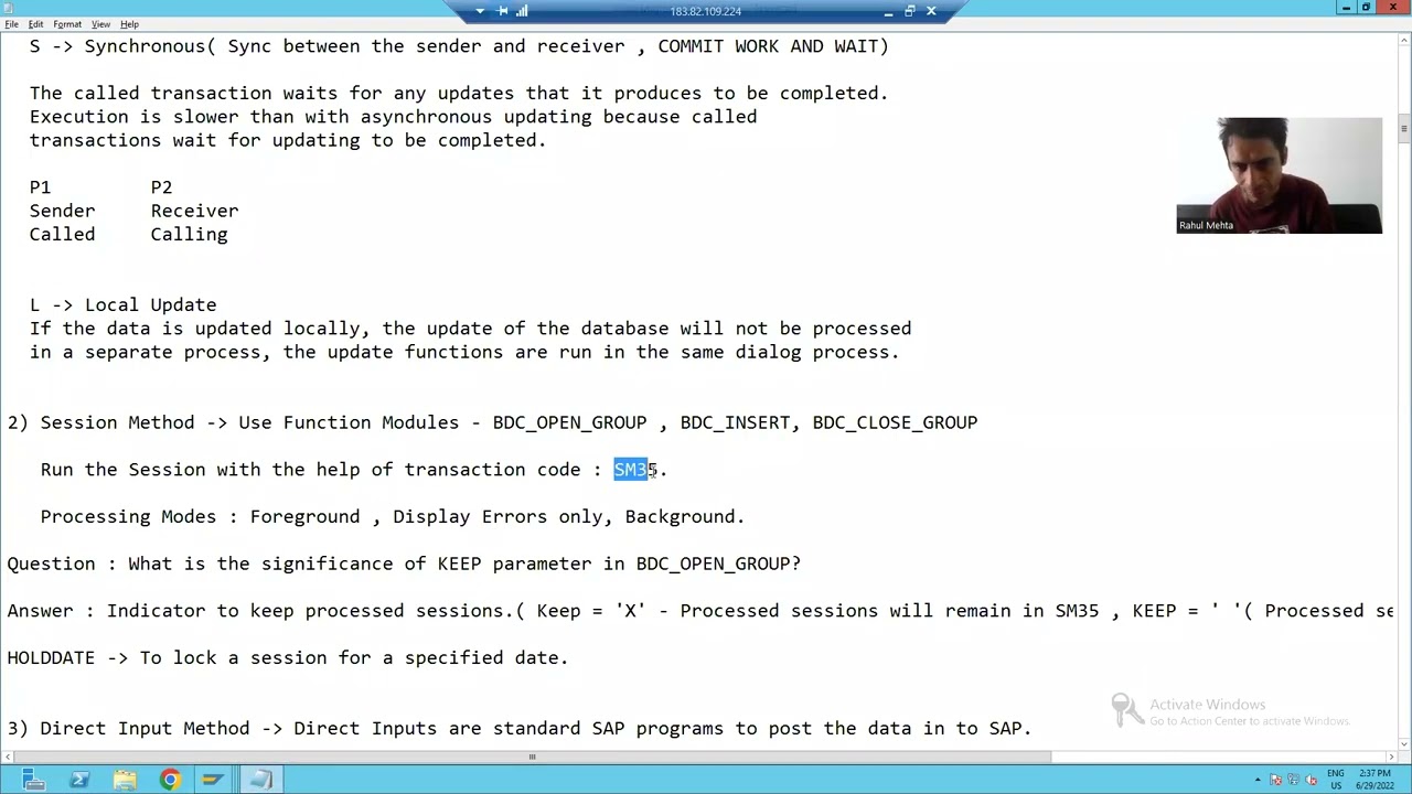 14 - Data Migration Techniques - BDC - Session Method Part2