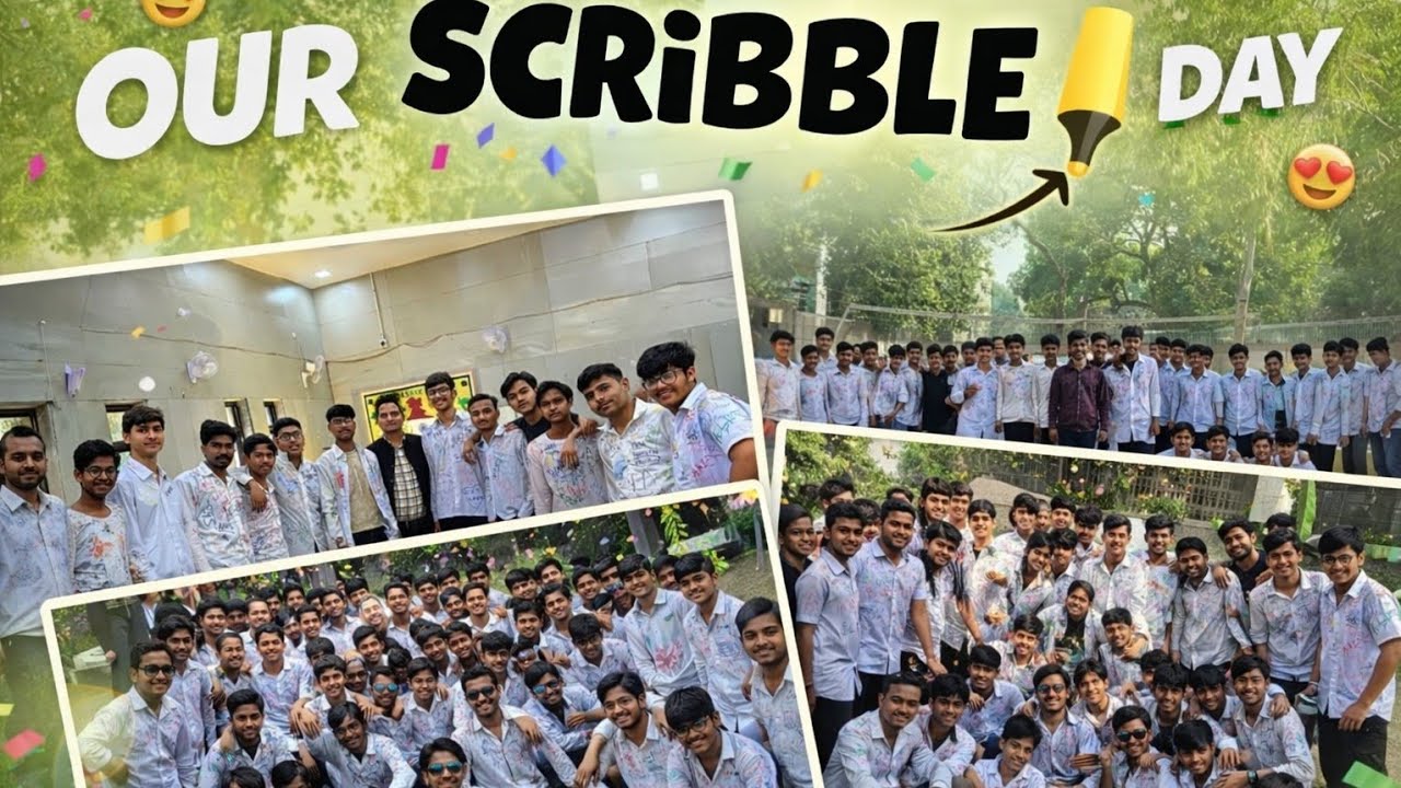 School Ka Aakhri Din 💔 | Scribble Day That Hit Different…