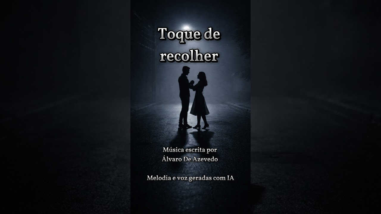 Toque de recolher. Música escrita por Álvaro de Azevedo. Melodia e voz geradas com IA 