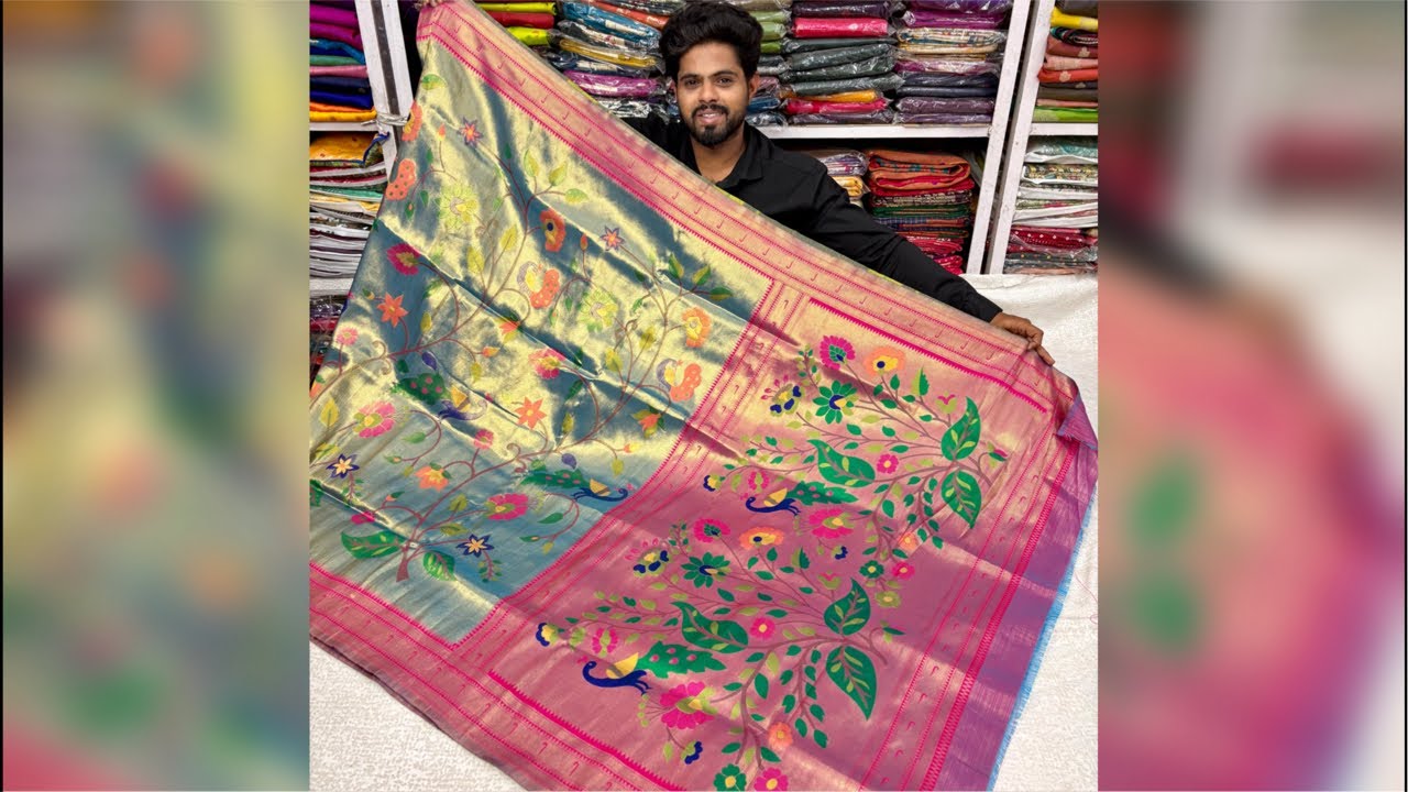 Soft silk Peshwai Paithani | premium party wear saree