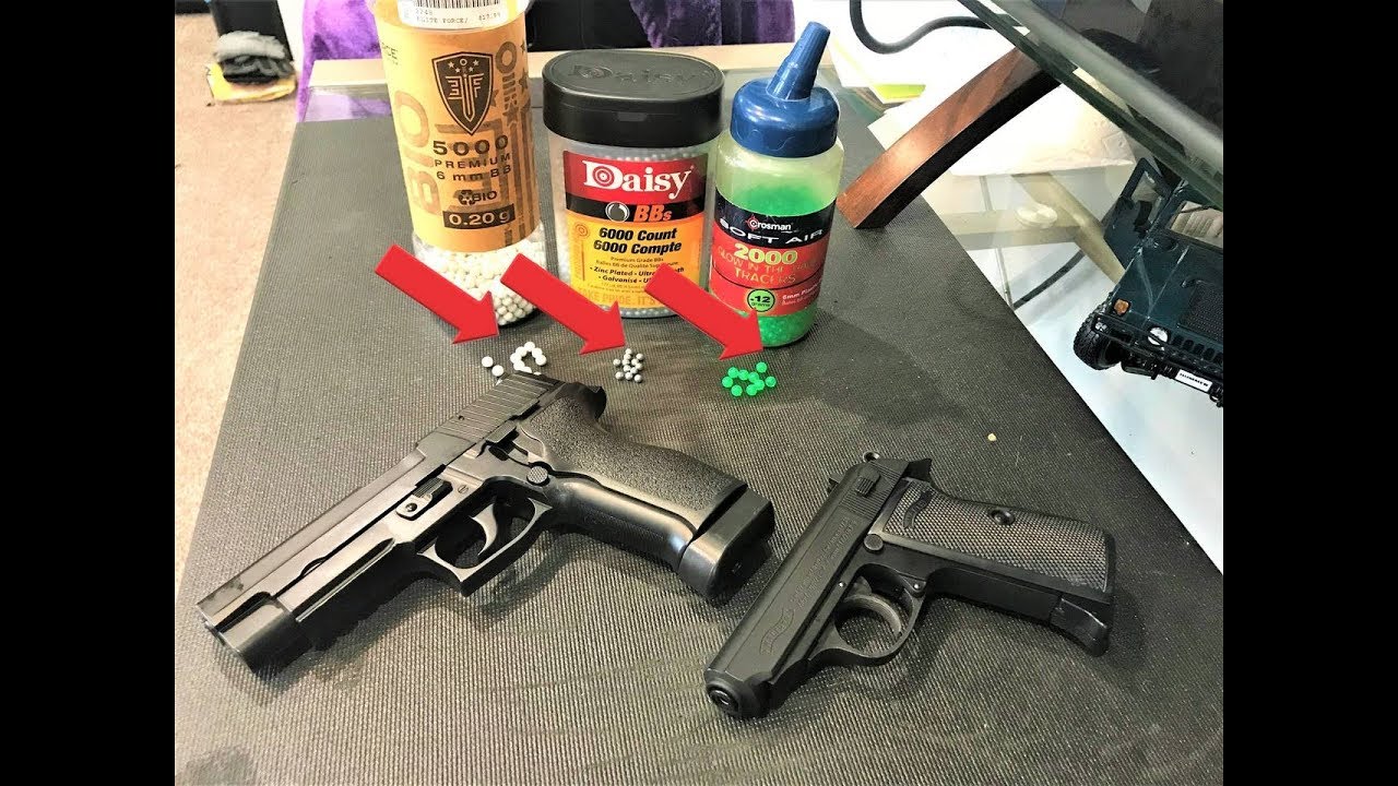 6mm Airsoft BB vs. 4.5mm Metal BB