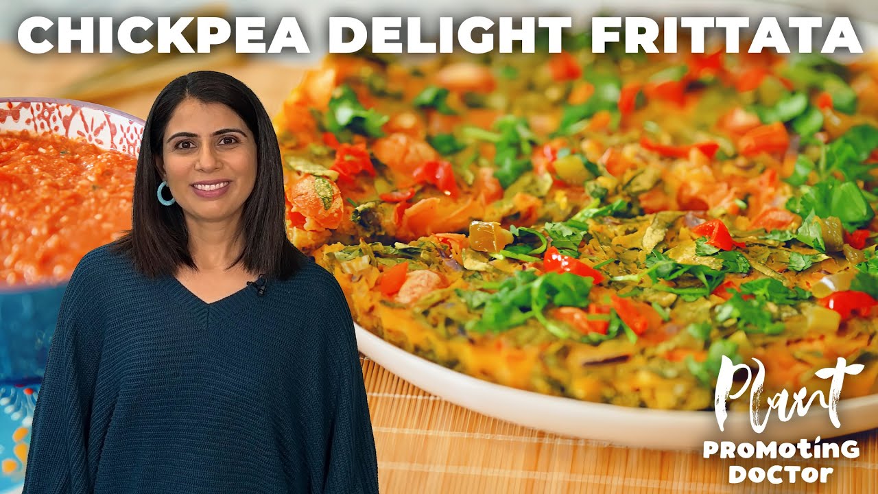 High Protein Chickpea Frittata: Indian Twist, No Eggs!