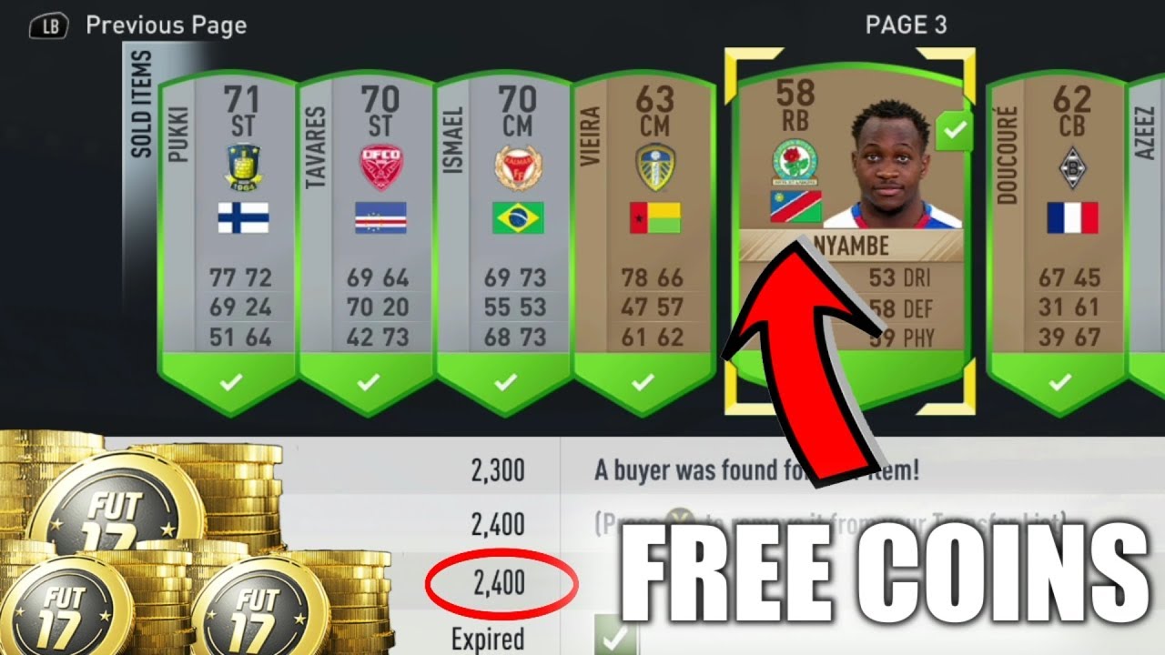 FREE COINS TRADING METHOD | TRADING TIPS | FIFA 17