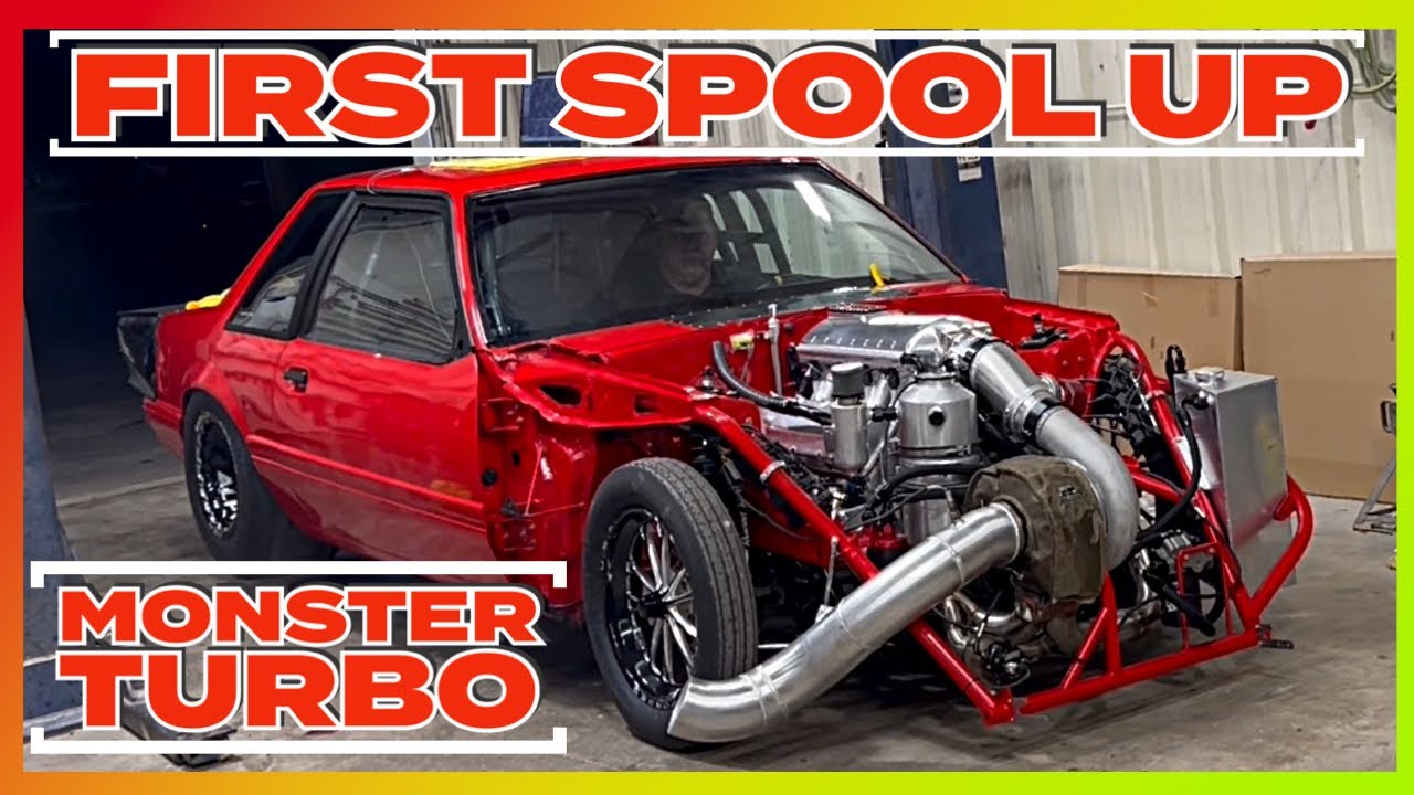 First Spool Up Huge 118mm Turbo