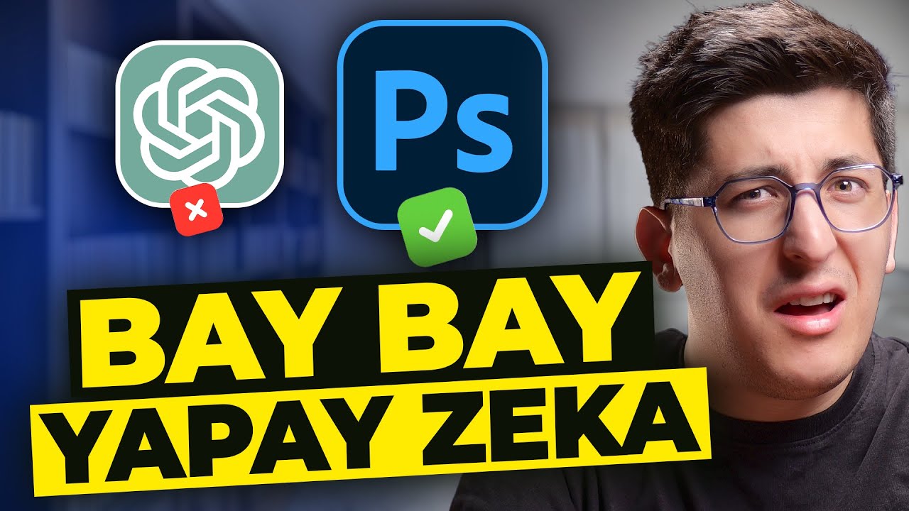 ADOBE PHOTOSHOP Yapay Zeka Nasıl Kullanılır? 🔥 (Photoshop AI Generative Fill Kullanımı)