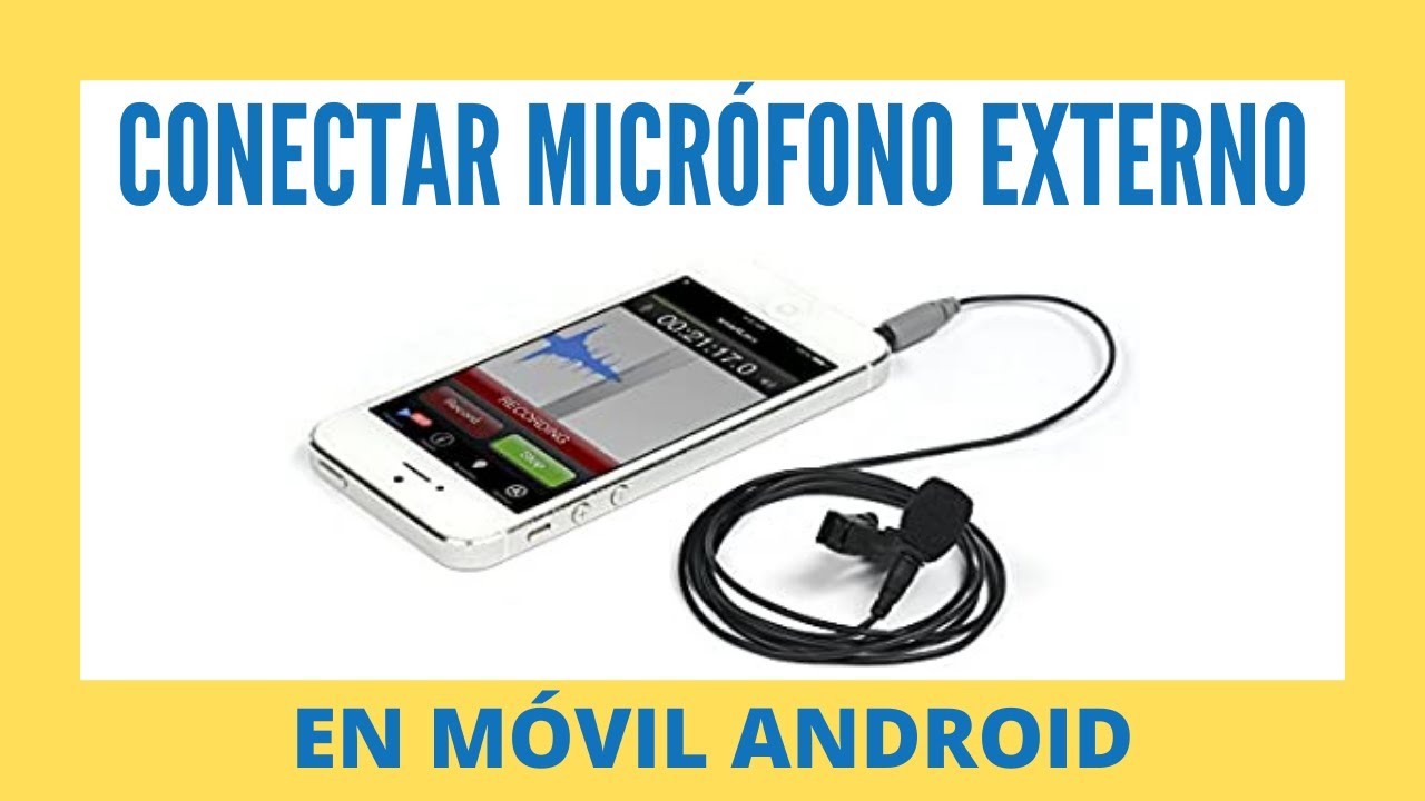 ✅ Cómo conectar un MICRÓFONO EXTERNO al móvil ANDROID (Configurar micrófono externo en android)