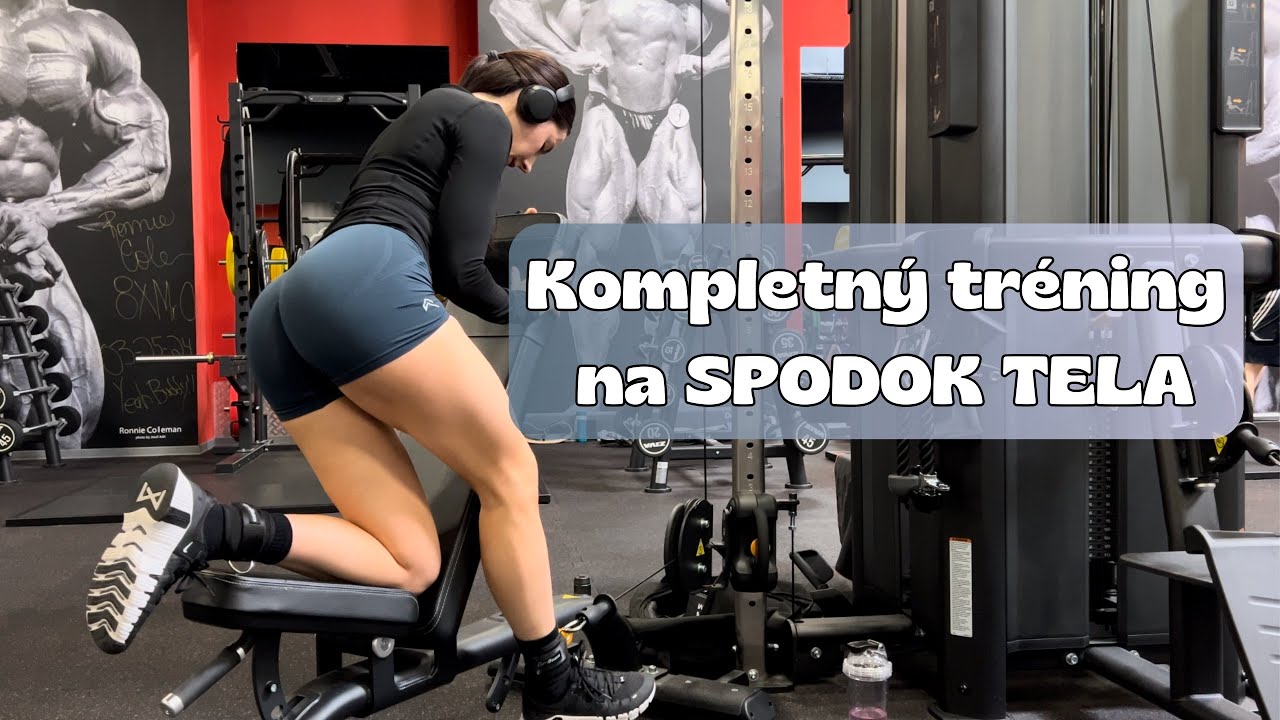 Kompletný tréning na SPODOK TELA | efektívne cviky na zadok 🍑