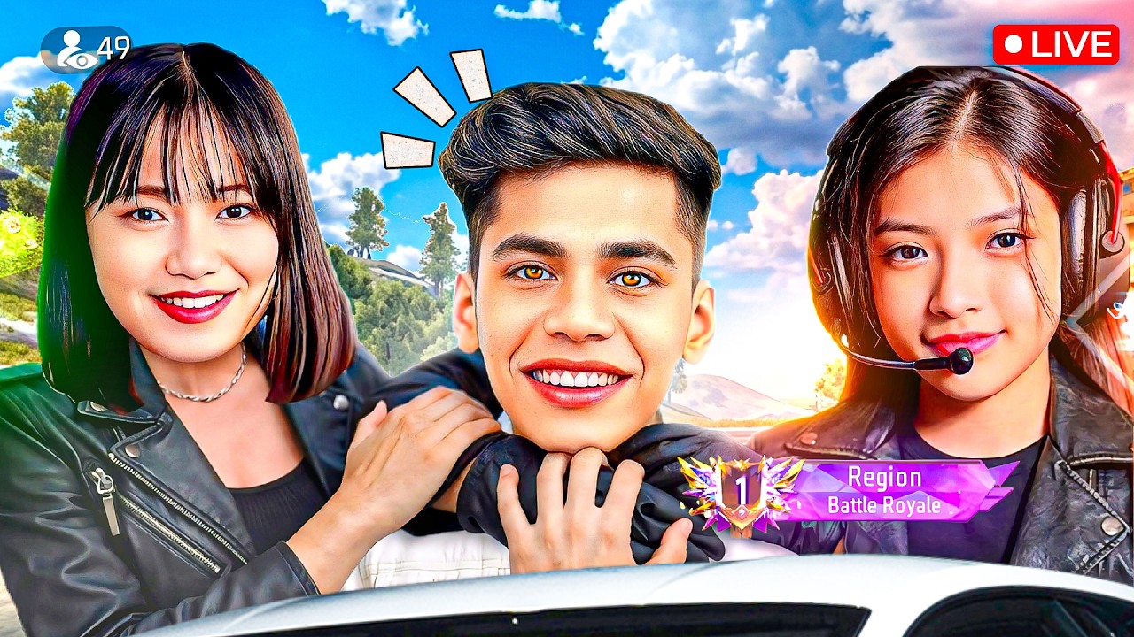 🔴[Live] My New Girls Squad💀🧿Serious Rank Push🔥- Free Fire Live !! #iQOO #iQOOZ11x