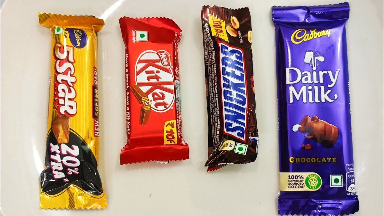Cadbury vs 5star vs KitKat vs Snickers vs dairymilk | chocolate video