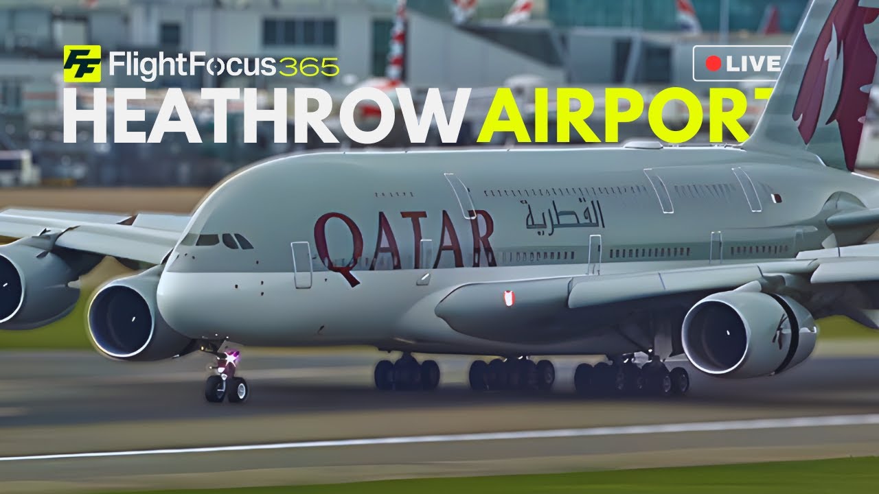 Heathrow Airport Live - Monday 5th January 2026