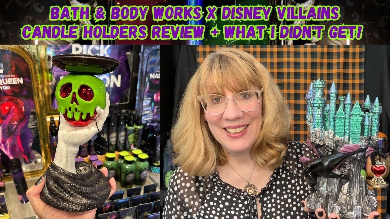 Bath & Body Works X Disney Villains Candle Holder Review + What I Didn't Get!
