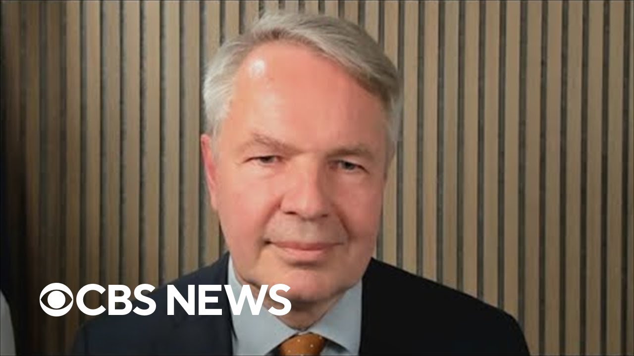 Finland's foreign minister on possibly joining NATO and the war in Ukraine
