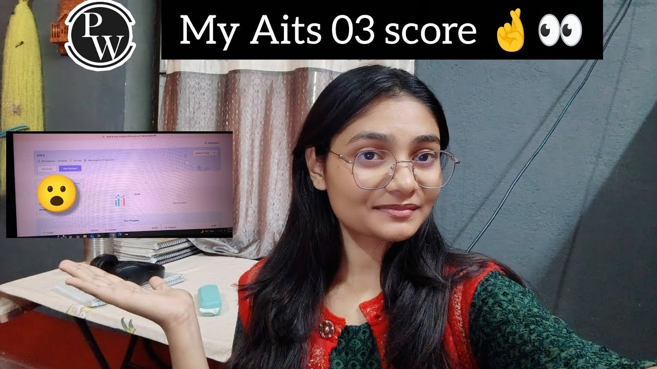 How much I scored in pw Aits 03📚◀️|neet2026|Akanksha|
