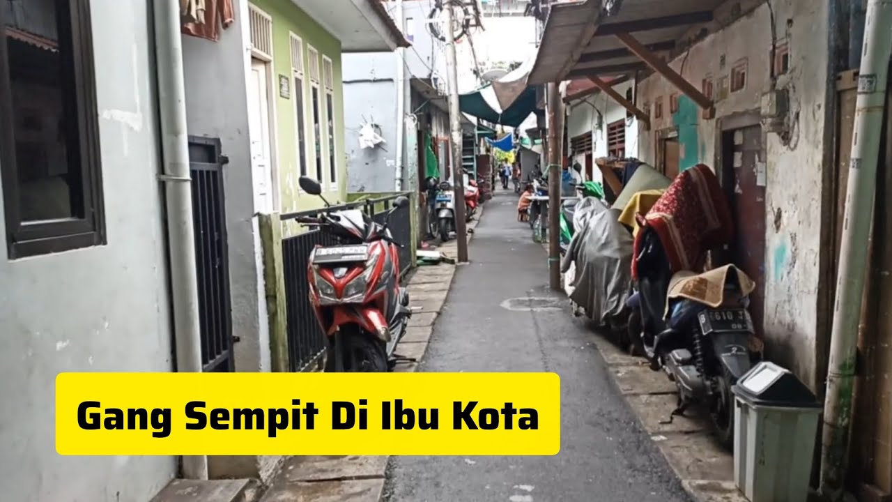 Menelusuri Gang Sempit Di Ibu Kota Jakarta 