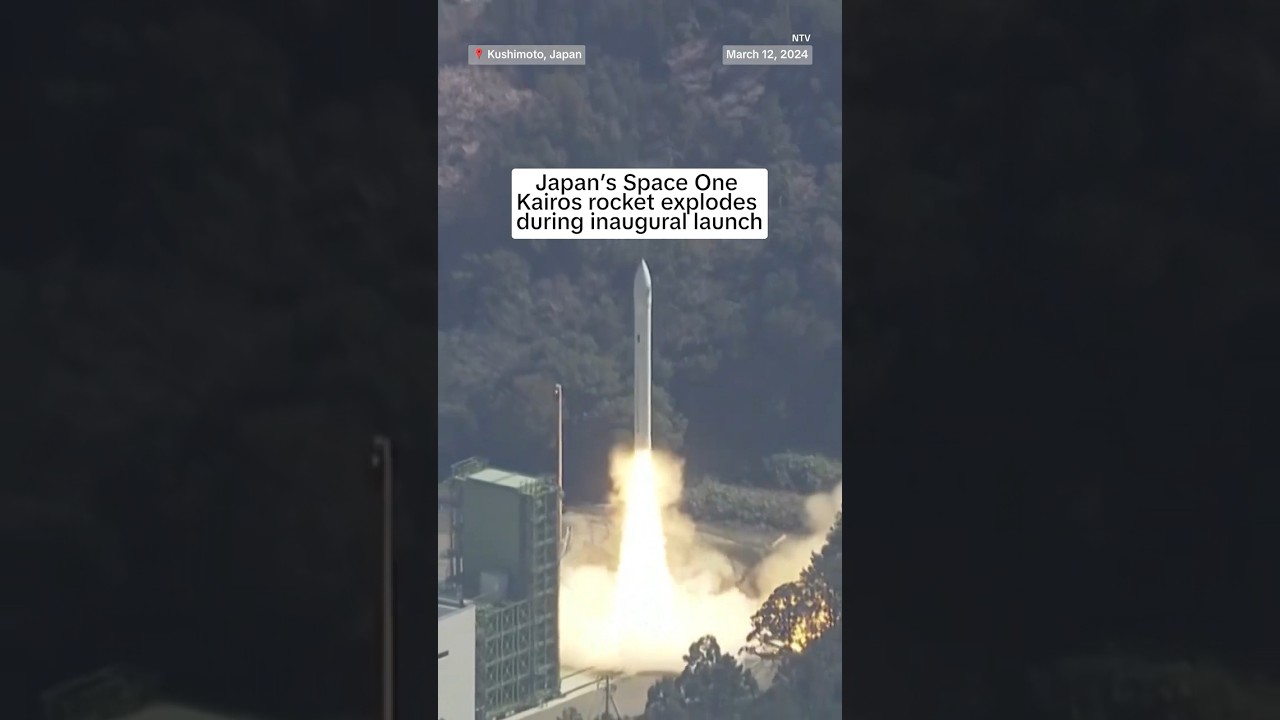 Japan's Space One Kairos rocket explodes during inaugural launch