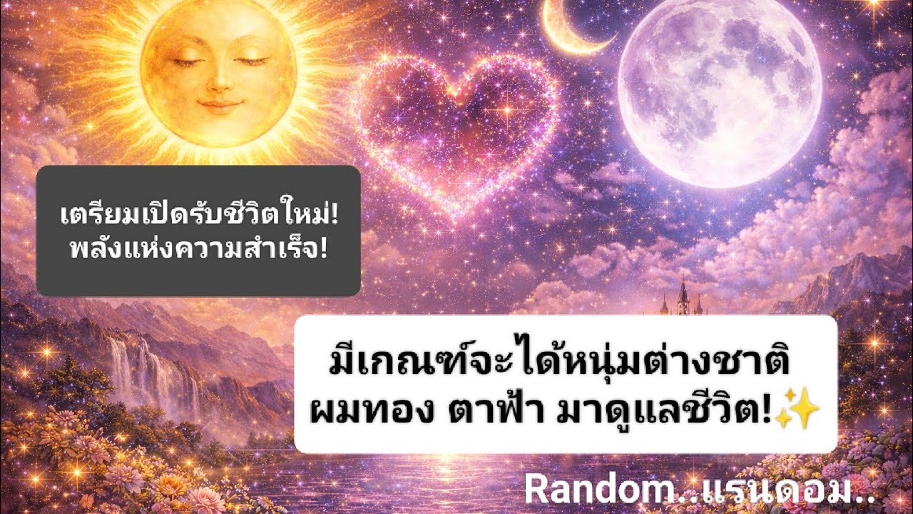 🌞เตรียมเปิดรับชีวิตใหม่!พลังแห่งความสำเร็จ🌞จะได้หนุ่มน้อยผมทอง ตาฟ้ามาเปลี่ยนชีวิต!🌞💫🎉🎊