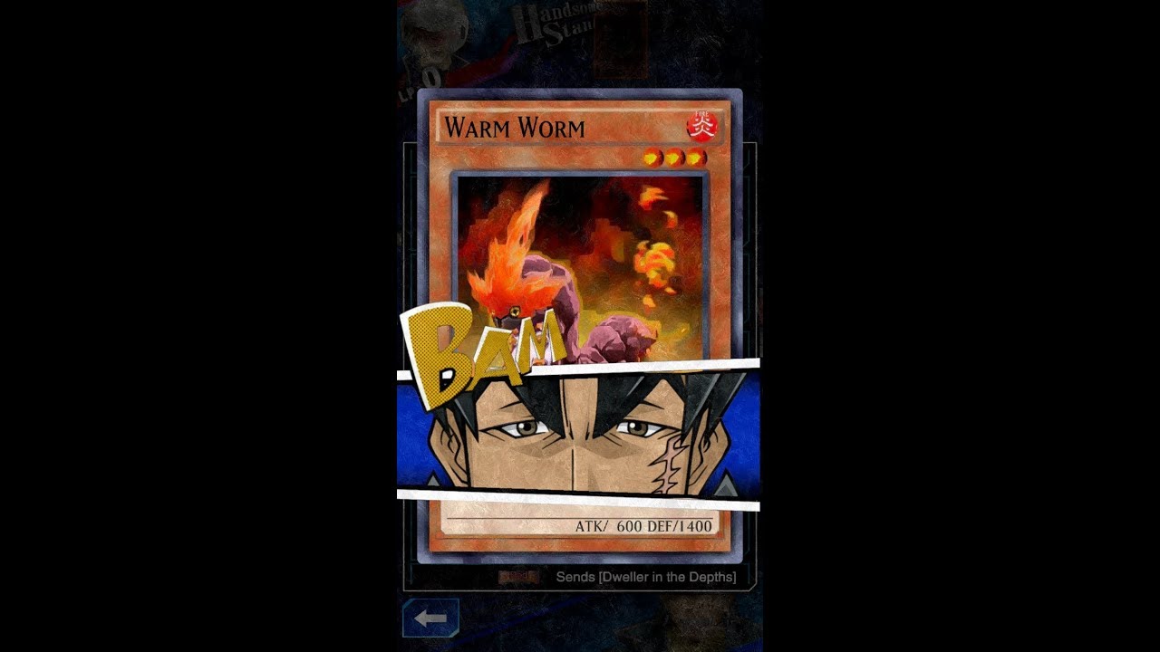 Yugioh Duel Links - Does Trudge have a LINE with Warm Worm?