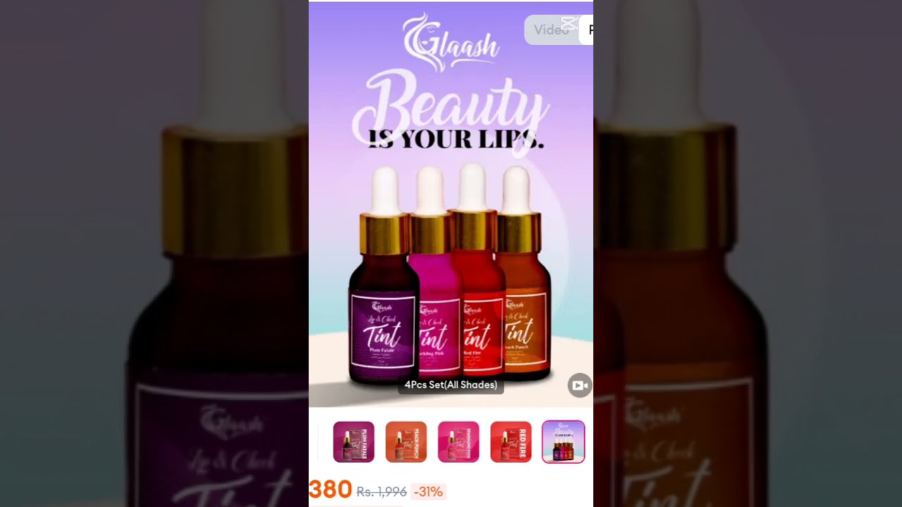 Transform Your Look with Glaash Lip & Cheek Tint: Sparkling Pink Tutorial