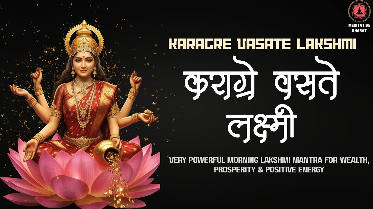 MAGICAL morning Maa Lakshmi Mantra for WEALTH, PROSPERITY & POSITIVE ENERGY | Morning Prayer
