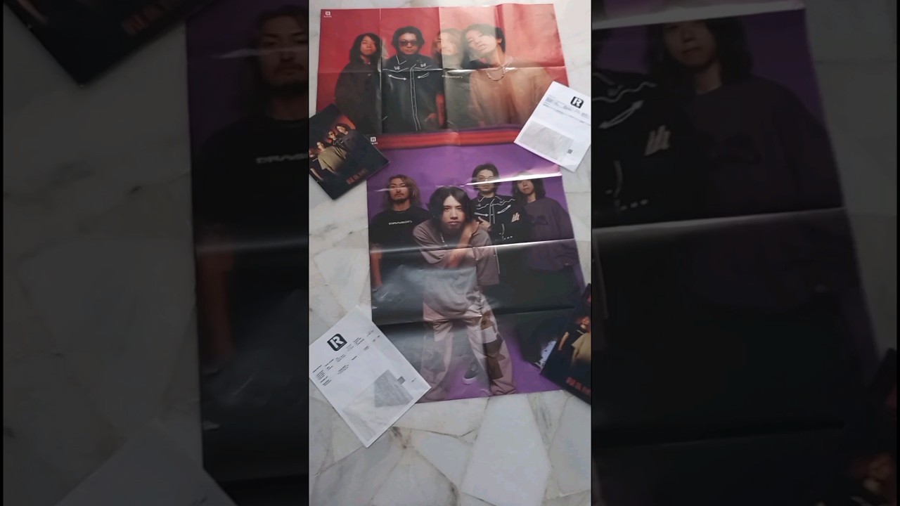 Rock sound send me magazine along with ONE OK ROCK poster twice! #oneokrock #shorts #trending