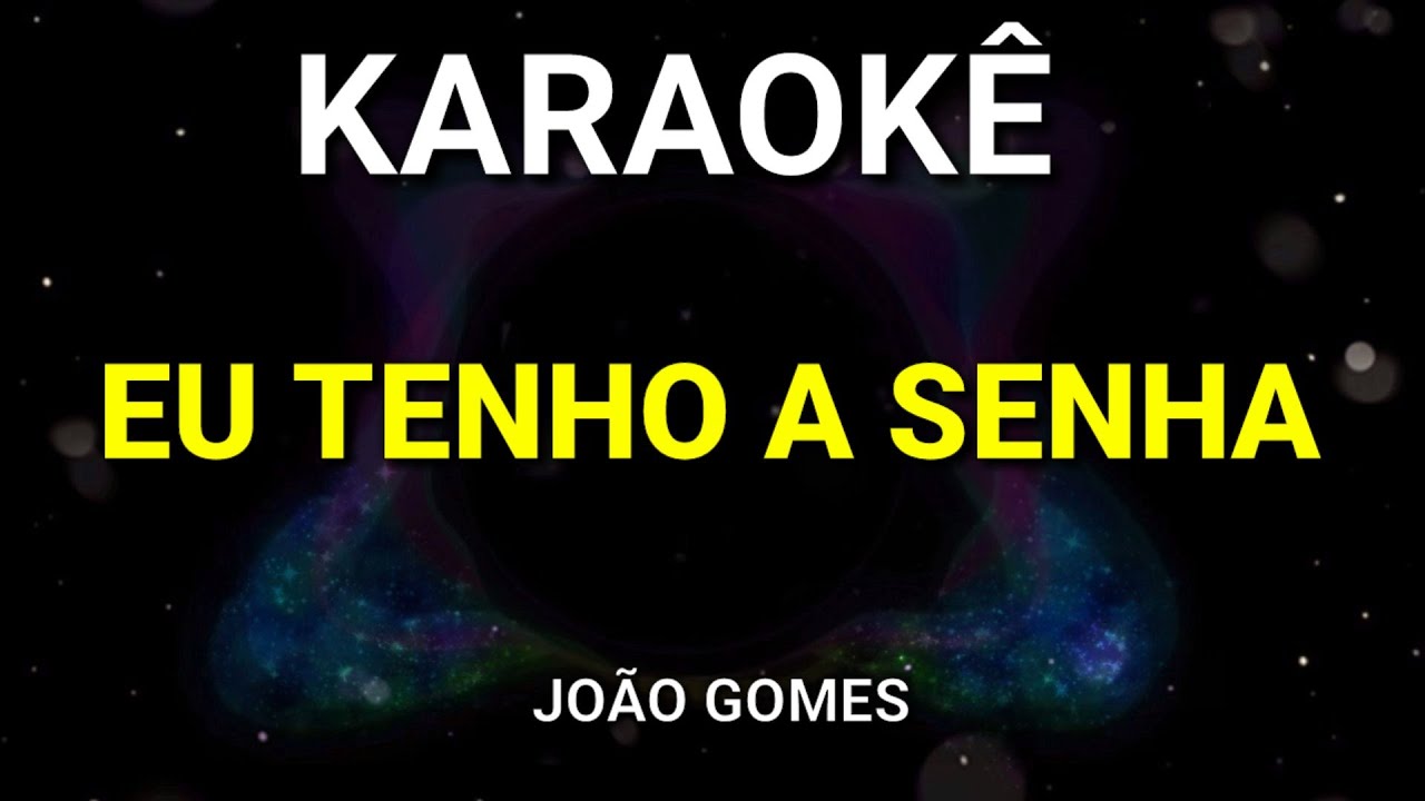 KARAOKÊ - EU TENHO A SENHA - JOÃO GOMES - KARAOKE VINY TECLAS
