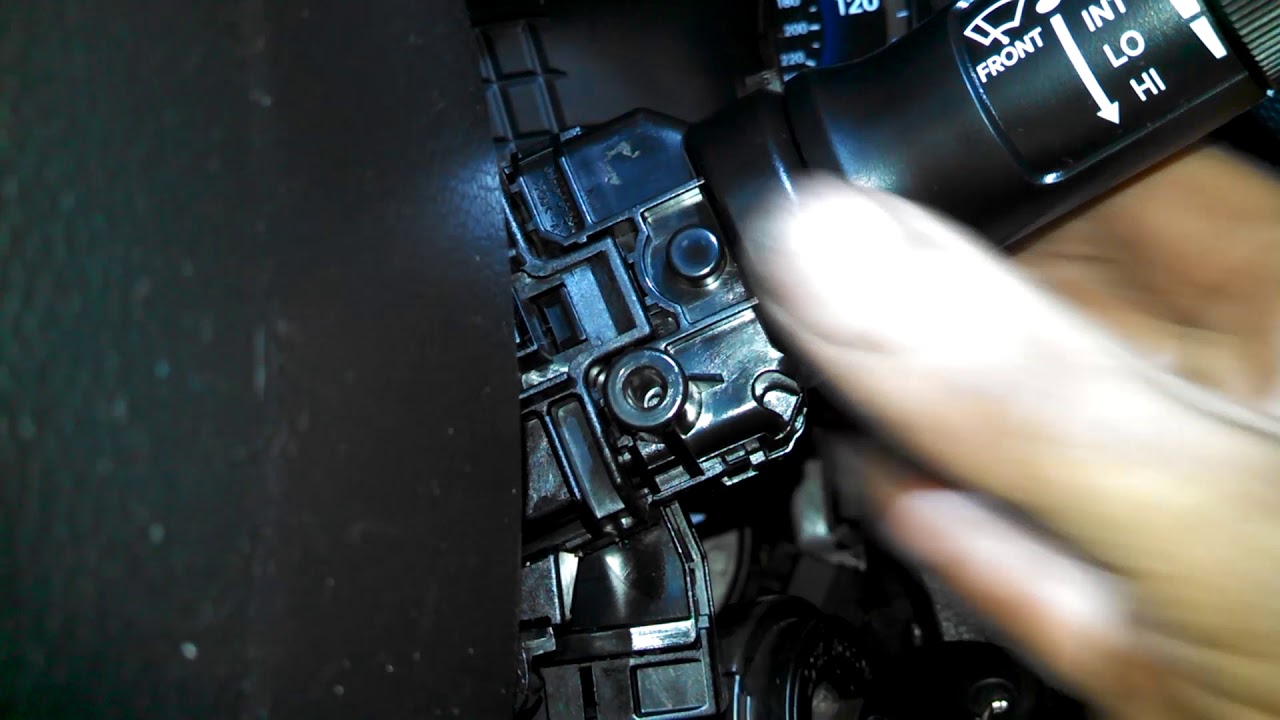 Wiper switch replacement 2013 Hyundai Accent washer switch Install, remove or replace