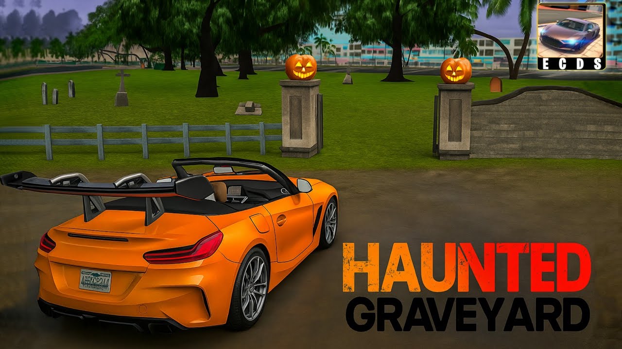 HAUNTED CAREYARD | Extreme Car Driving Simulator 2025 | Extreme Island Haunted Graveyard