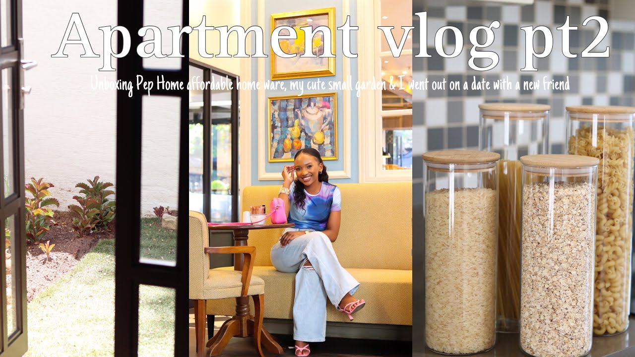 New Apartment Vlog p2: Pep Home affordable homeware, my cute small garden 🪴, I made a new friend 🤭