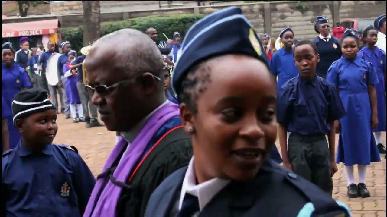 Boys & Girls Brigade inspection By Rev Benjamin Mbugua.