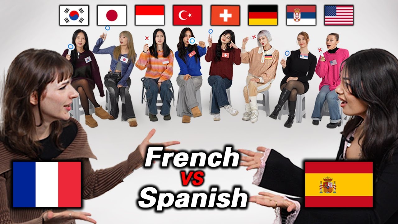 Spanish VS French! Can they understand Each Other? What do other People think?