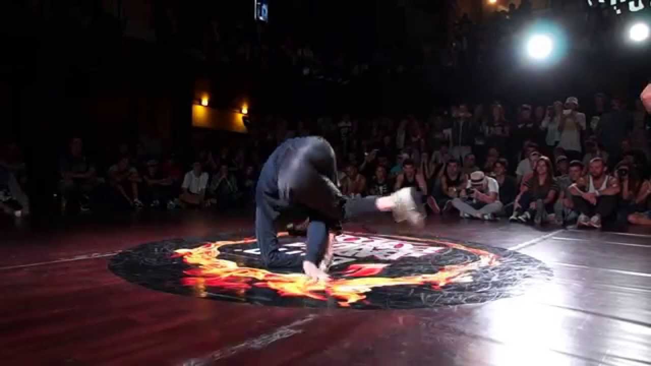 Bboy Cherep vs Bboy Apache BURN BATTLE SCHOOL 2014