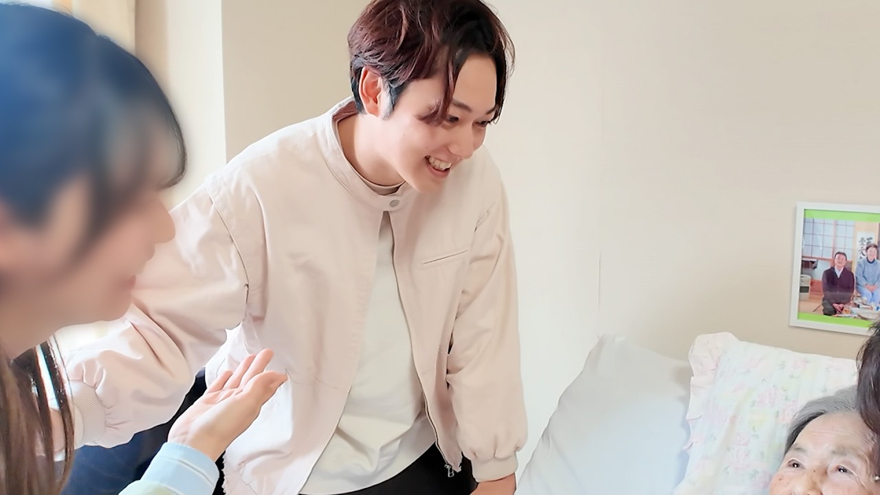 【Vlog】夫婦でおばあちゃんに結婚報告に行った１日。
