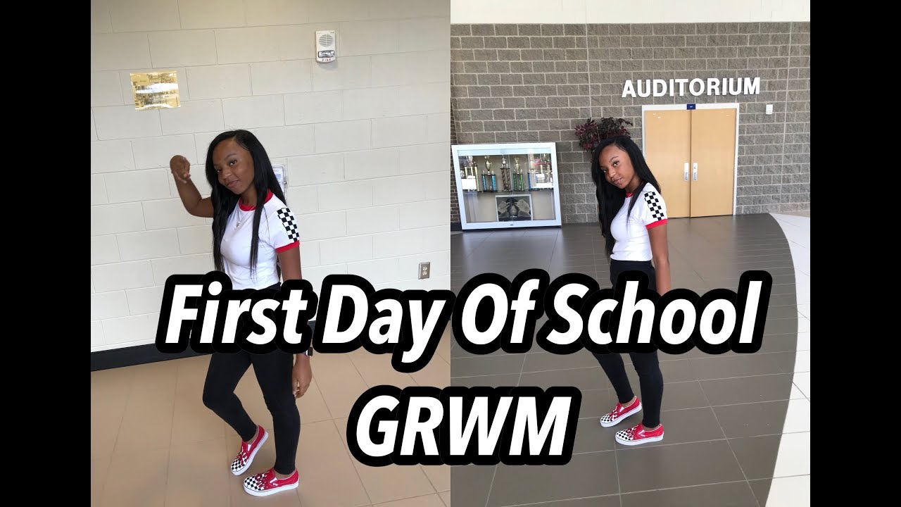 FIRST DAY OF HIGH SCHOOL GRWM || SOPHOMORE YEAR || TheLifeOf Jade