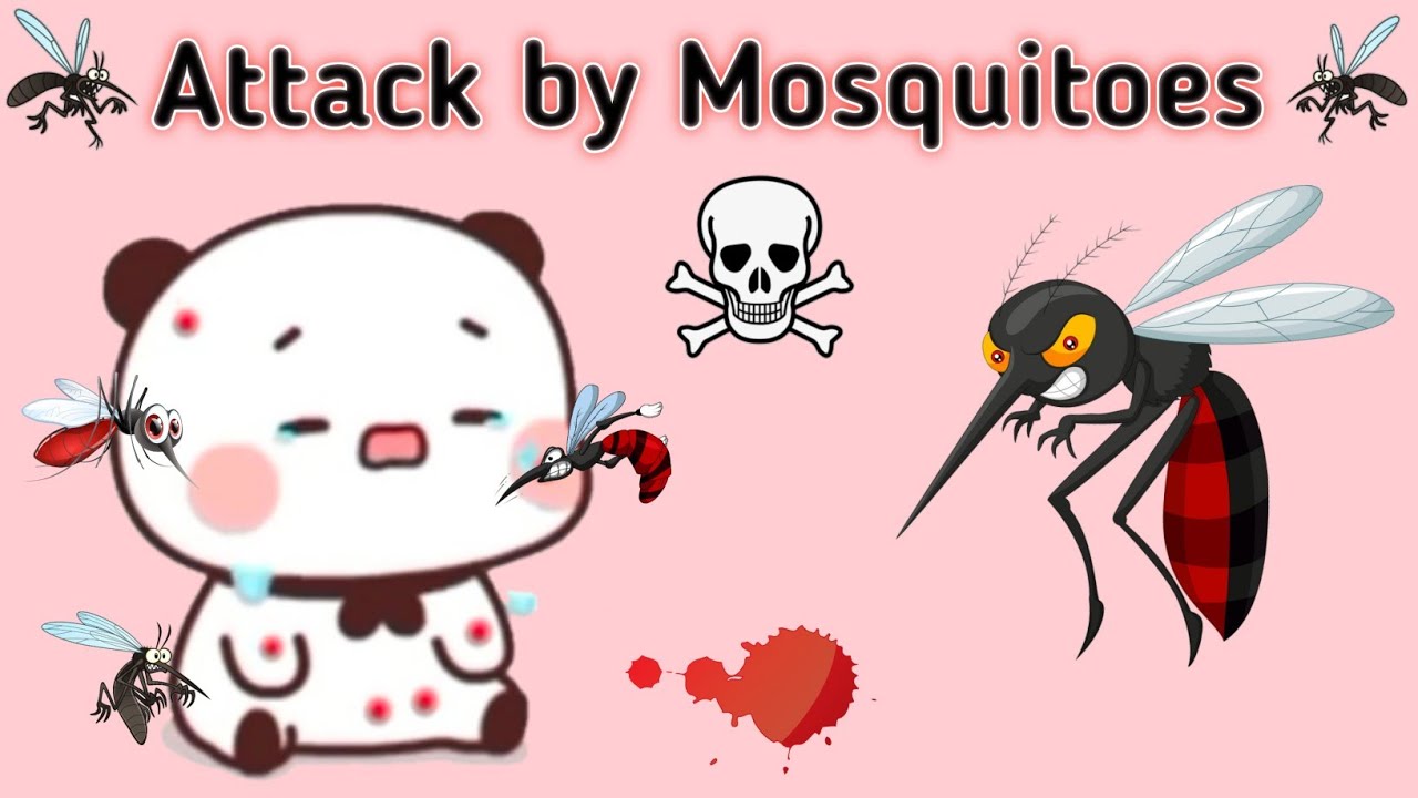 Mosquito attack on bubu 🔪🦟 | peach goma | bubu dudu | sugar and brownie | milk mocha | #peachgoma