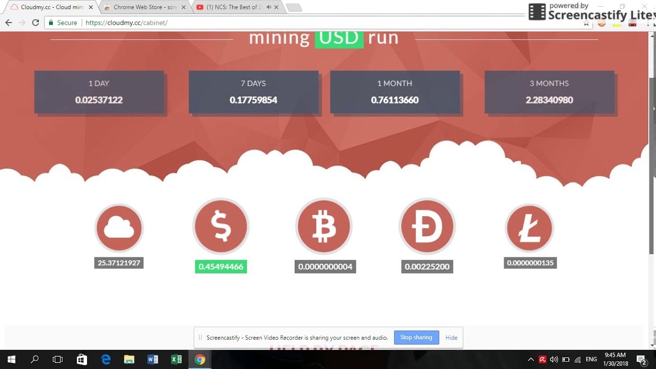 best cloud mining site 2018 free singup bonas no invest