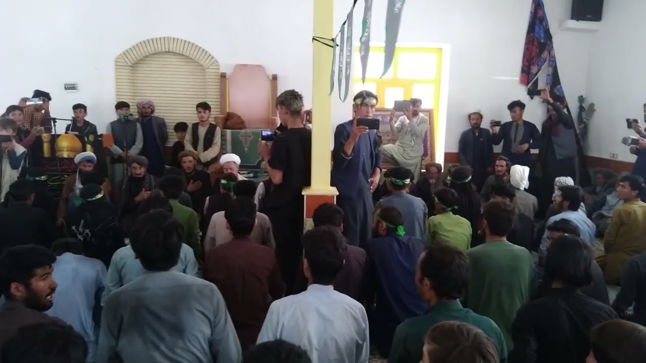 نوحه محلی دایکندی ولسوالی سنگ تخت و بندر منطقه میراثی نوحه خوان شیخ فرید رضایی محرم ۱۴۰۳ ه.ش