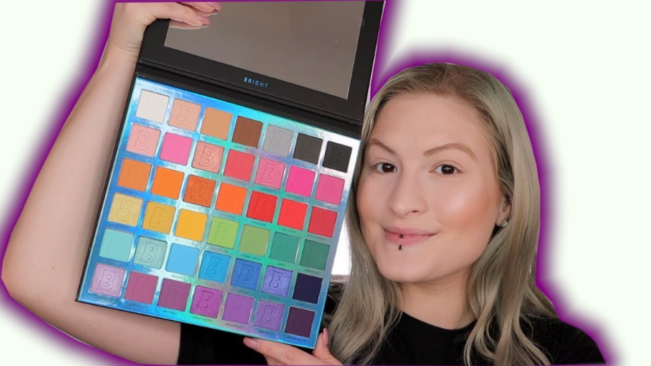 BEAUTY BAY 42 COLOR BRIGHT EYESHADOW PALETTE REVIEW/FIRST IMPRESSIONS