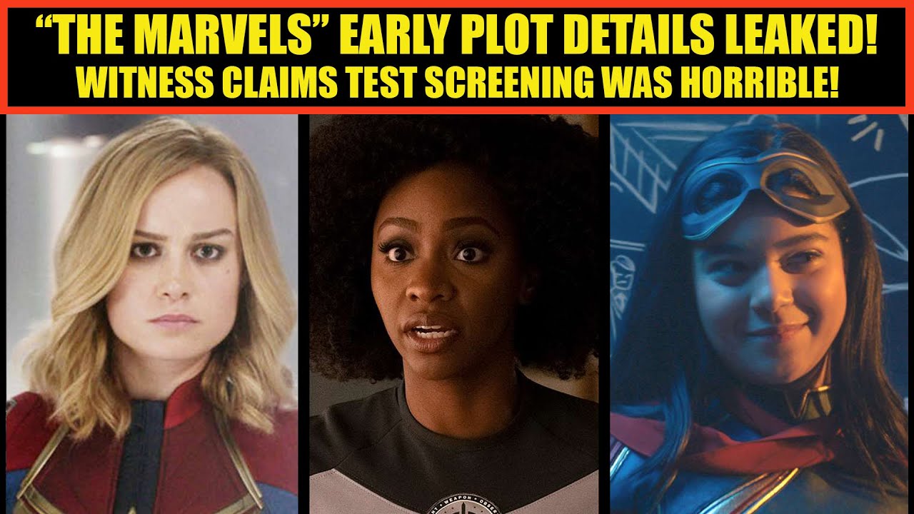 The Marvels Test Screening Details LEAKED | Early Cut Was HORRIBLE Alleged Witness Claims!