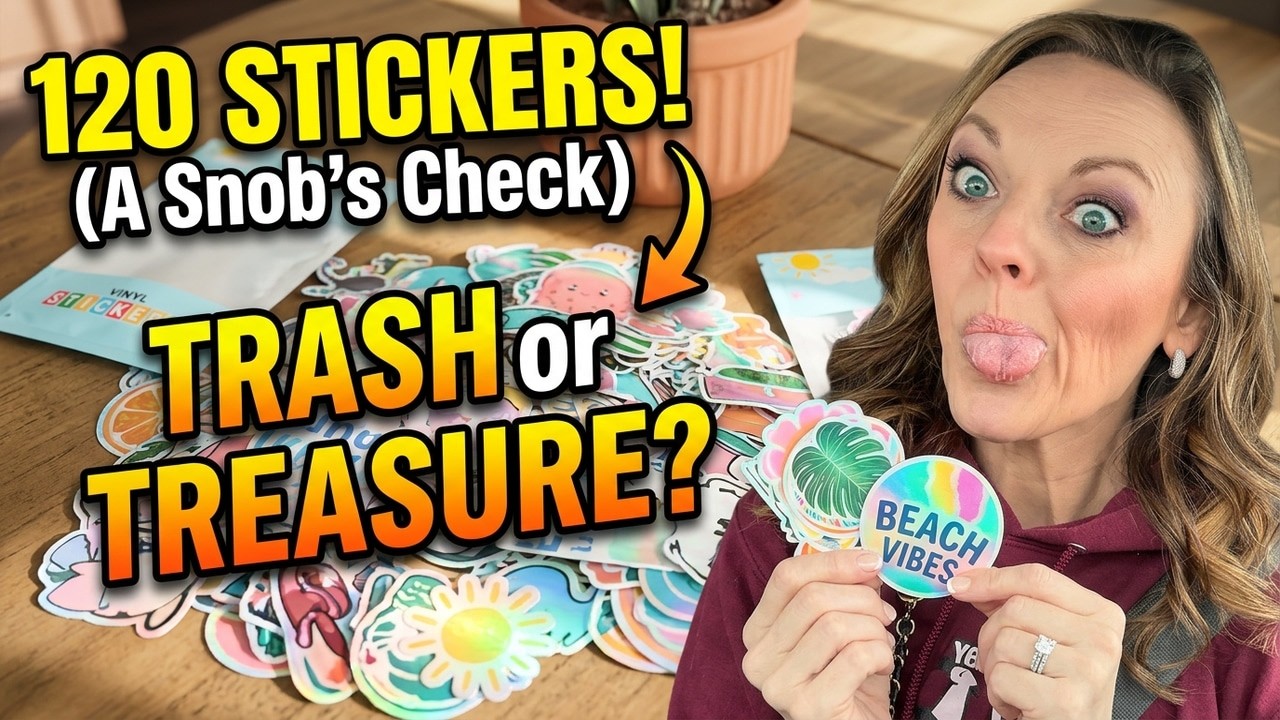 Holographic Preppy Beach Stickers Haul | Quality Check