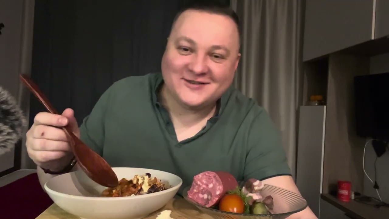 Пюрэшка с жареным луком #мухбанх